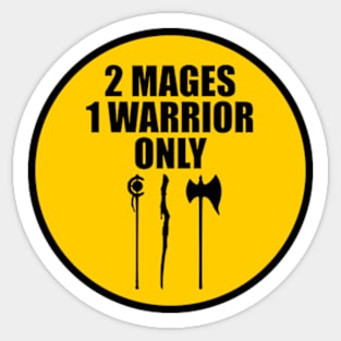 Sousou no Frieren Anime 2 Two Mages 1 One Warrior x Fuel Cap Car Decal SNF-171 Sticker